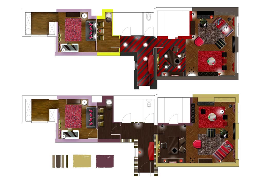 MS Architecture interieur Lyon - Plan Aménagement interieur d'un cabinet médical