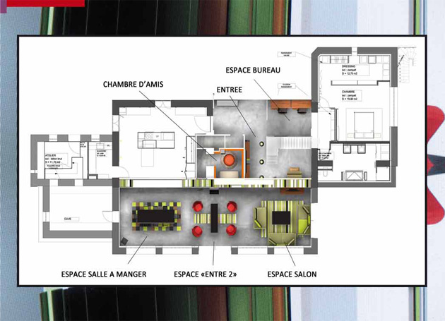 MS Architecture interieur - Plan au sol pour aménagement interieur maison, villa, appartement