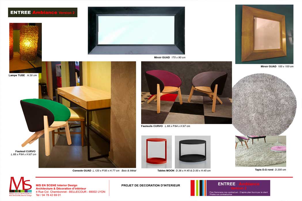 MS Architecture Interieur Lyon - Prestations amenagement et decoration interieur pour particuliers et professionnels